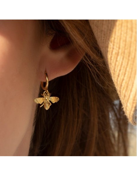 honey bee earrings