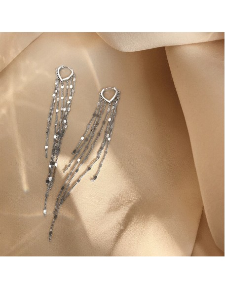 chandelier sterling silver earrings