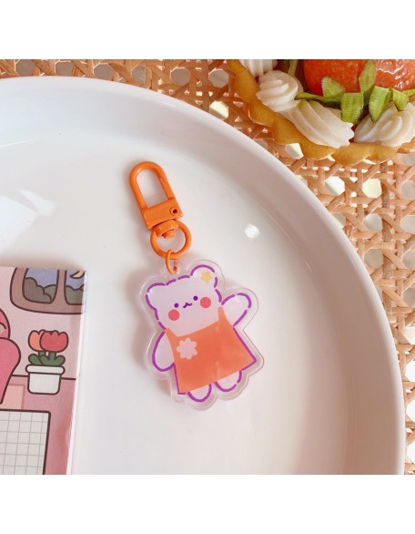 Cute Acrylic Pendant Keychains