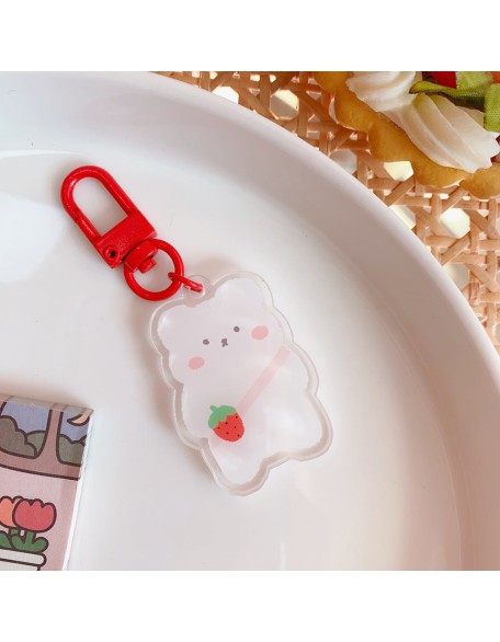 Cute Acrylic Pendant Keychains