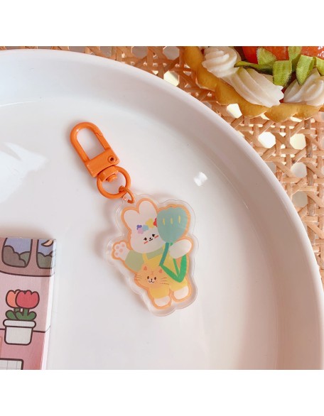 Cute Acrylic Pendant Keychains