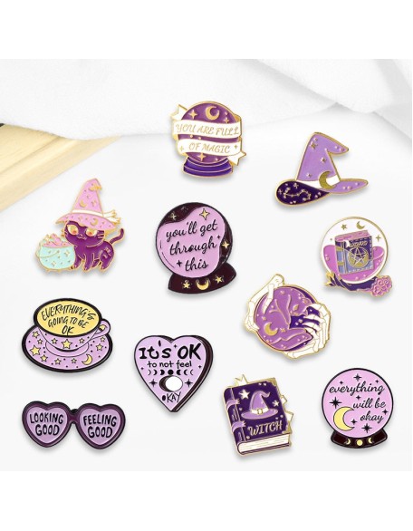 Witch Series Enamel Pins