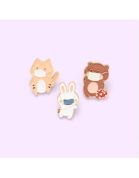 Cute Animal Enamel Pins