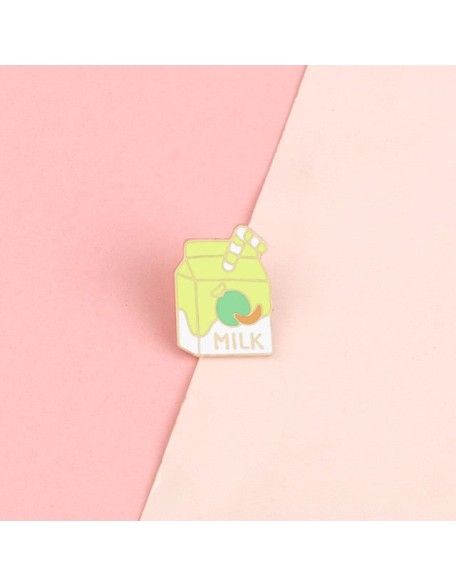 Milk Box Enamel Pins