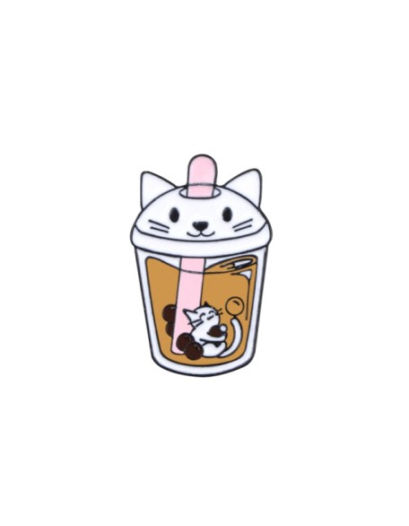 Bubble Tea Enamel Pins