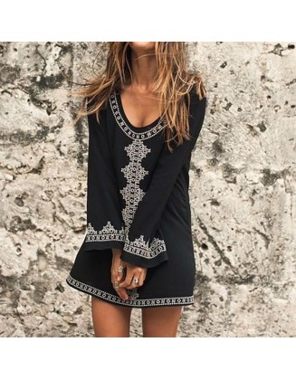 boho embroidered