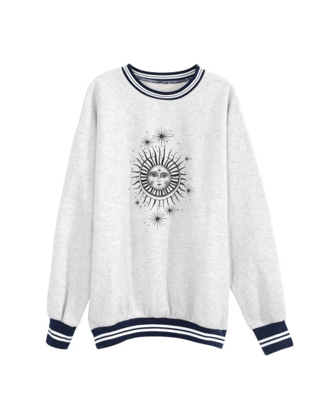 el sol oversized vintage crewneck