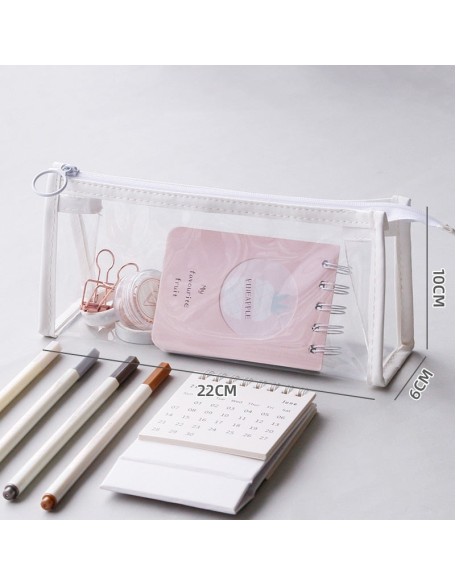 Transparent Large Pencil Case