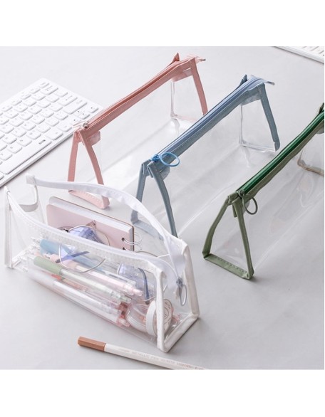 Transparent Large Pencil Case