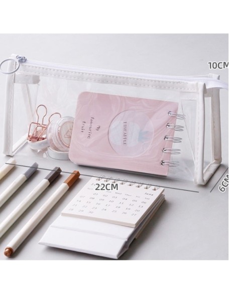 Transparent Large Pencil Case