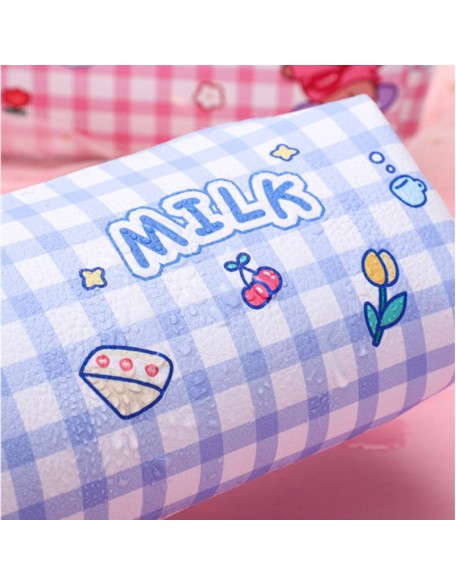 Cute Plaid Print Small Pencil Case