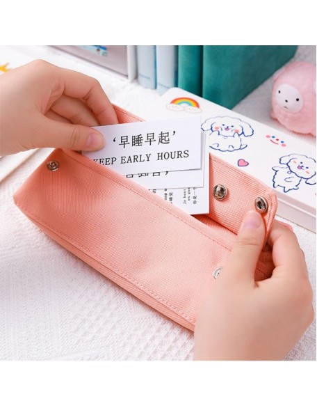 Cute Badge Pencil Case