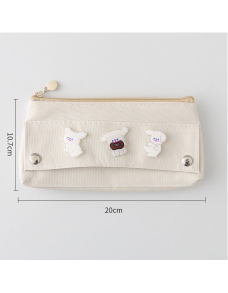 Cute Badge Pencil Case