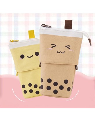 Retractable Bubble Tea Pencil Case