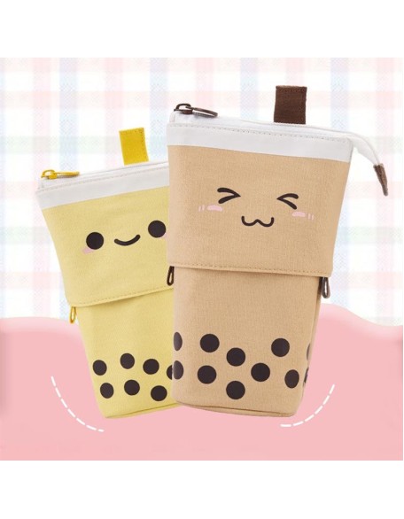 Retractable Bubble Tea Pencil Case