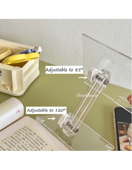 Small Transparent Acrylic Desktop Phone Holder