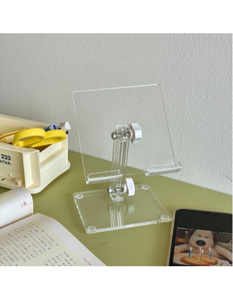 Small Transparent Acrylic Desktop Phone Holder