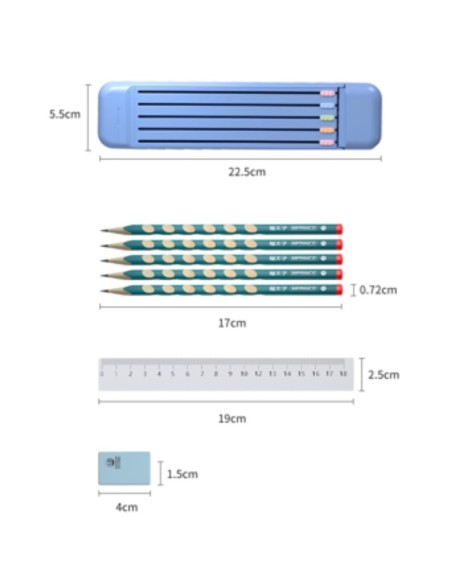 Minimal Compact Pencil Case Box