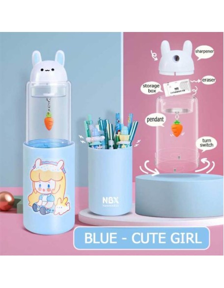 Cute Magnetic Lid Pencil Case