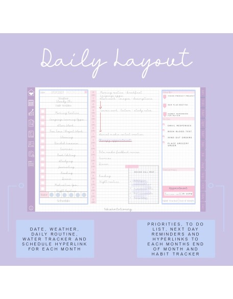 Minimal Undated Digital Planner