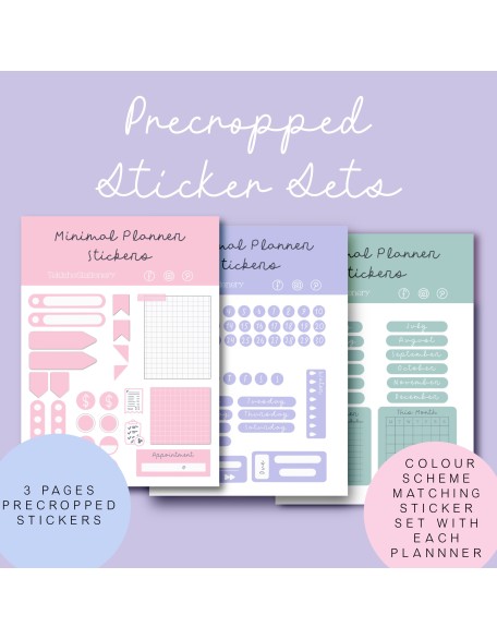 Minimal Undated Digital Planner