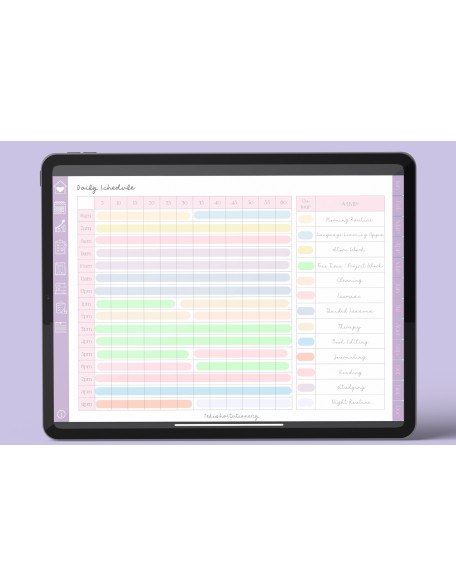 Minimal Undated Digital Planner