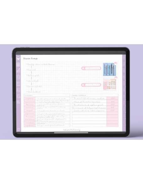 Minimal Undated Digital Planner