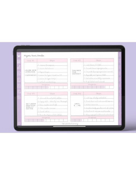 Minimal Undated Digital Planner