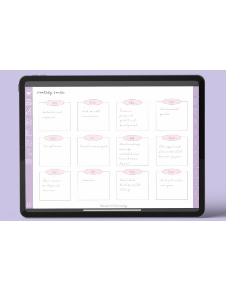 Minimal Undated Digital Planner