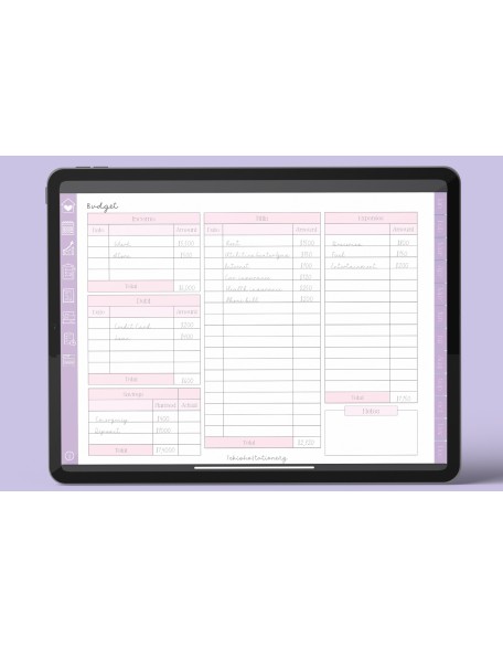 Minimal Undated Digital Planner