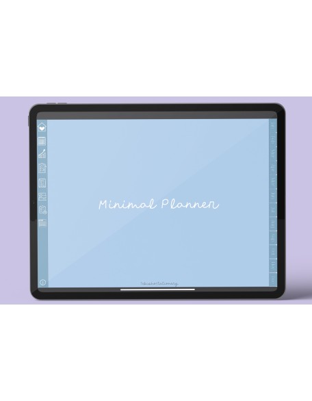 Minimal Undated Digital Planner