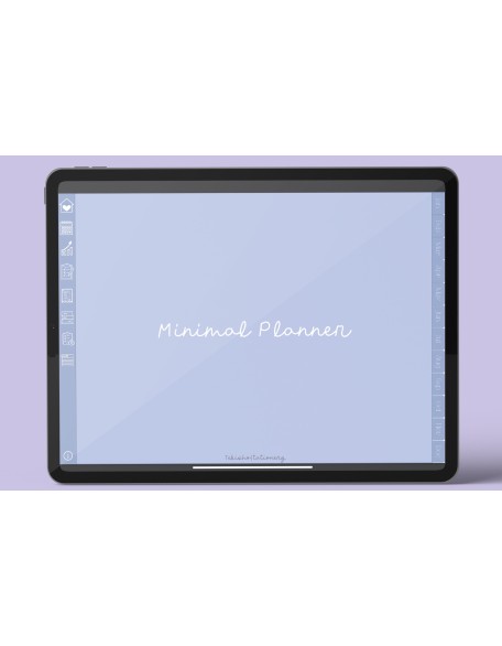 Minimal Undated Digital Planner