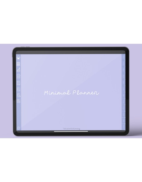 Minimal Undated Digital Planner