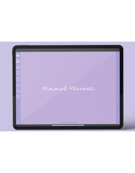 Minimal Undated Digital Planner