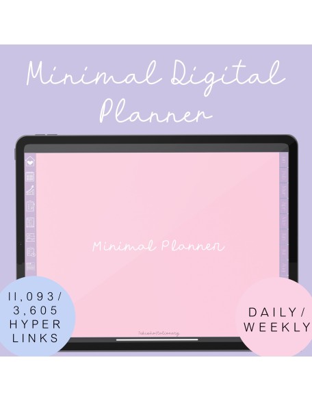 Minimal Undated Digital Planner