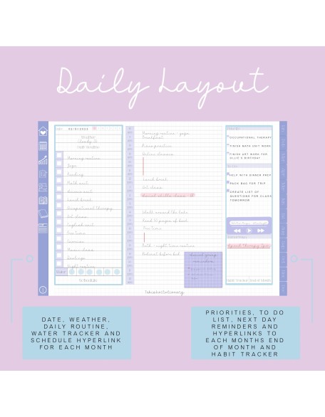 Kids Minimal Undated Digital Planner