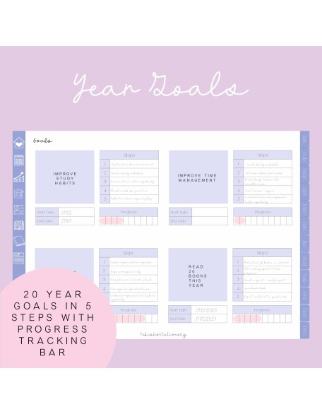 Kids Minimal Undated Digital Planner