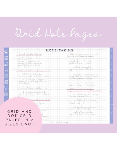 Kids Minimal Undated Digital Planner