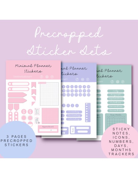 Kids Minimal Undated Digital Planner