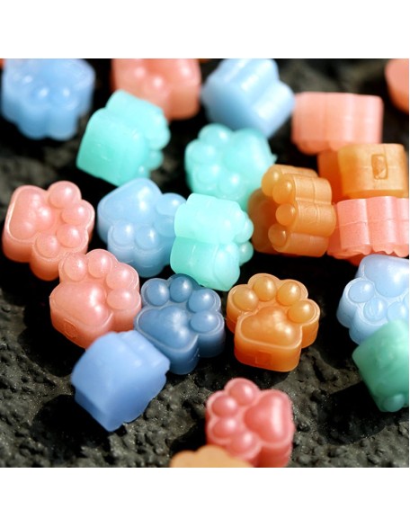 Cute Cat Paw Wax Beads