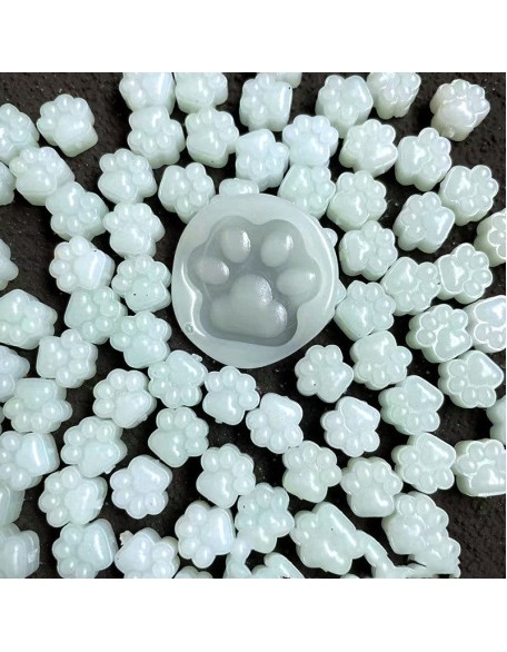 Cute Cat Paw Wax Beads