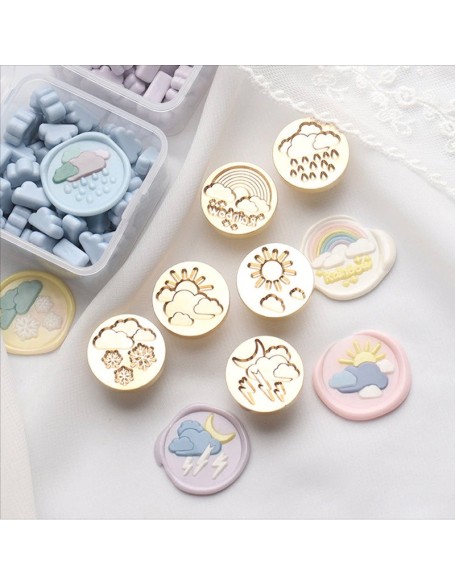 Cute Cloud Shaped Wax Stamp Heads