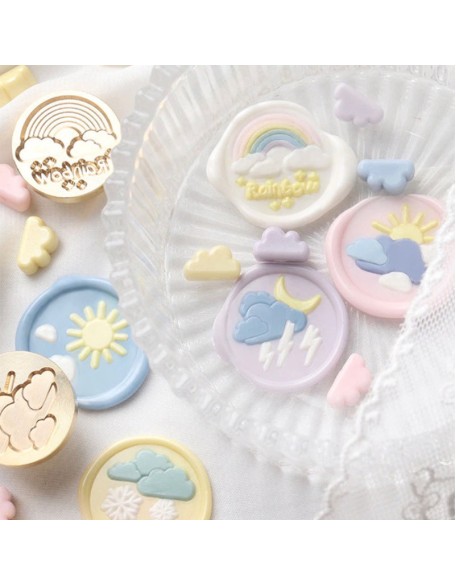 Cute Cloud Shaped Wax Stamp Heads