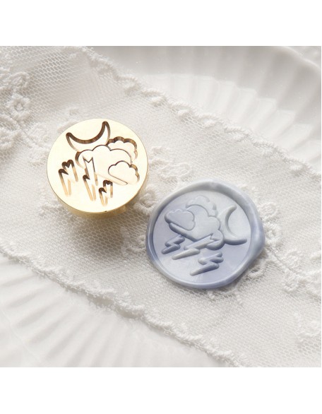 Cute Cloud Shaped Wax Stamp Heads