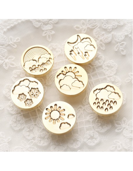 Cute Cloud Shaped Wax Stamp Heads