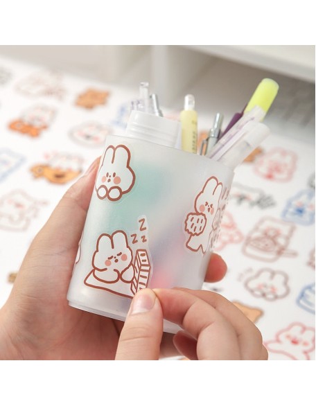 Cute Matchbox PET Stickers