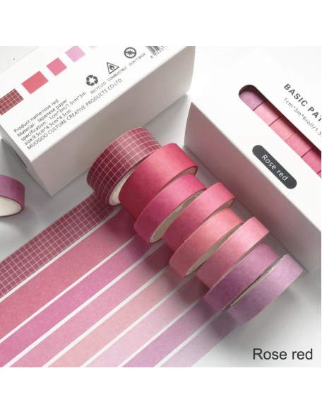 Solid Colour Washi Tape Box Sets