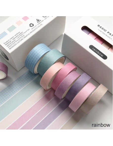 Solid Colour Washi Tape Box Sets