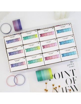 Candy Gradient Washi Tape Sets