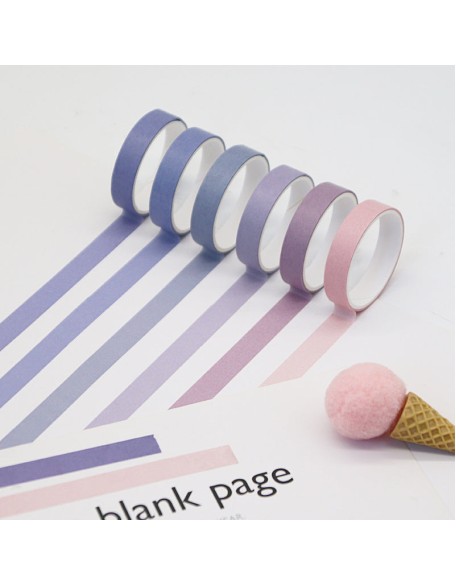 Candy Gradient Washi Tape Sets